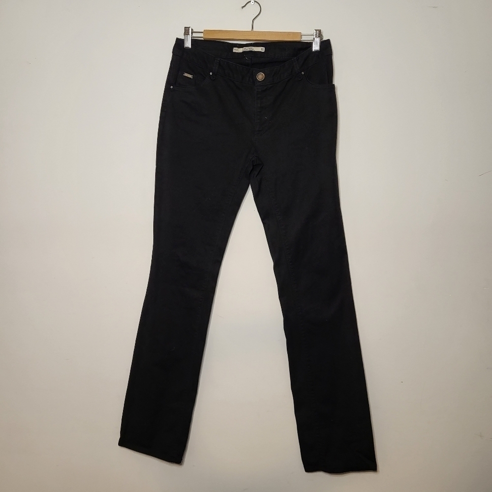 Zara Woman Black Straight Cut Jeans Size 8
